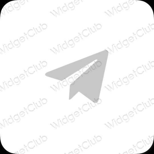 Estetik Telegram uygulama simgeleri