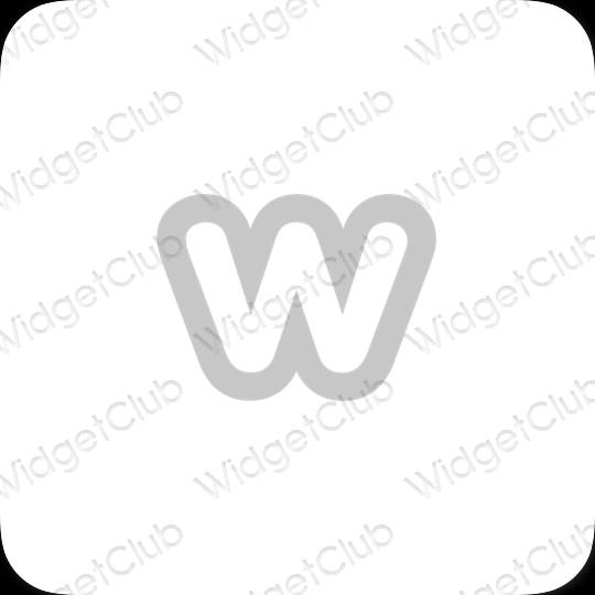 Estetické ikony aplikací Weebly