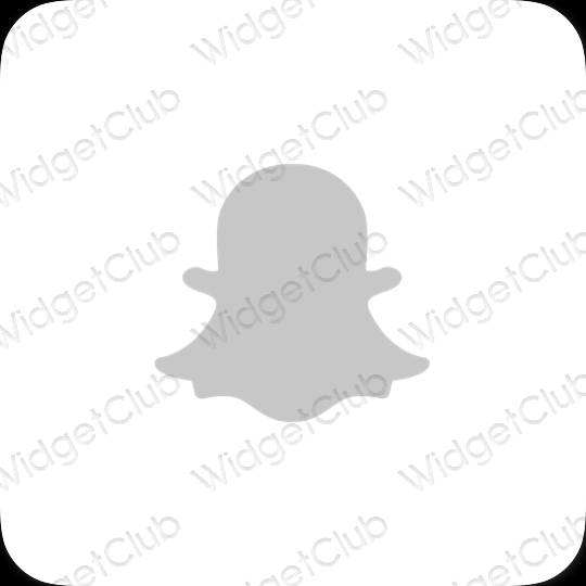 جمالية snapchat أيقونات التطبيقات