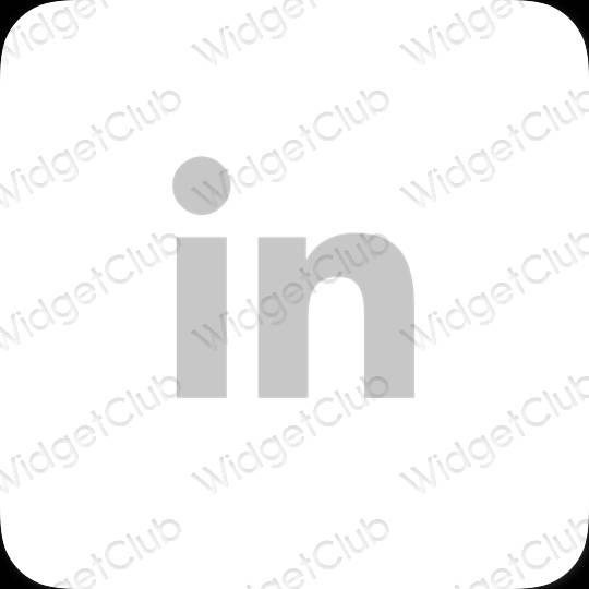 Esztétikus Linkedin alkalmazásikonok
