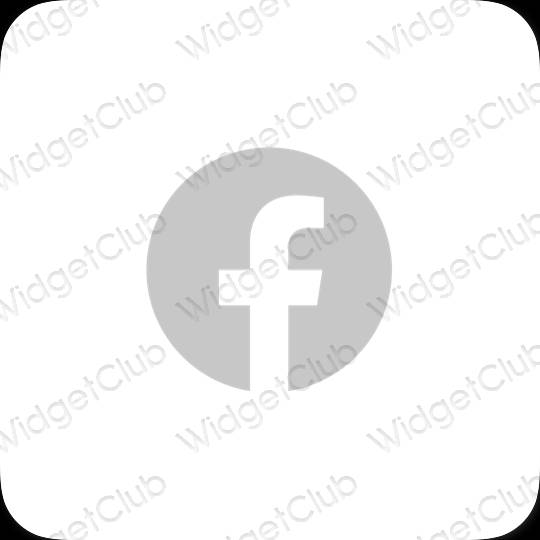 ไอคอนแอพ Aesthetic Facebook