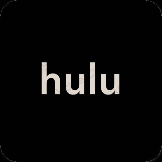 ესთეტიკური hulu აპლიკაციის ხატები