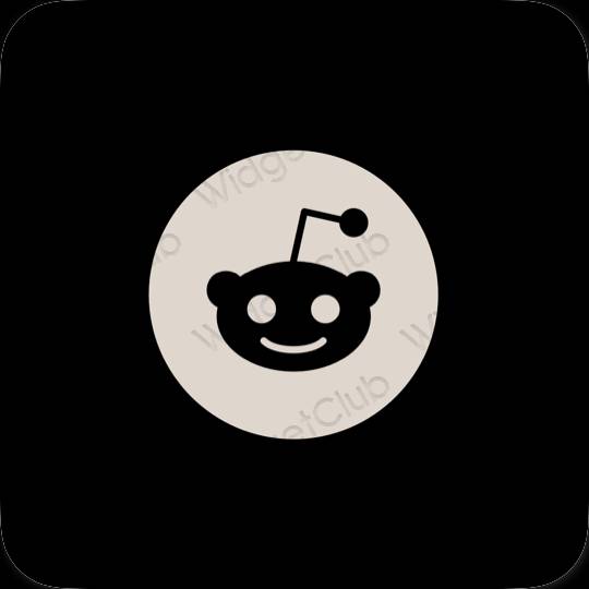 ესთეტიკური Reddit აპლიკაციის ხატები