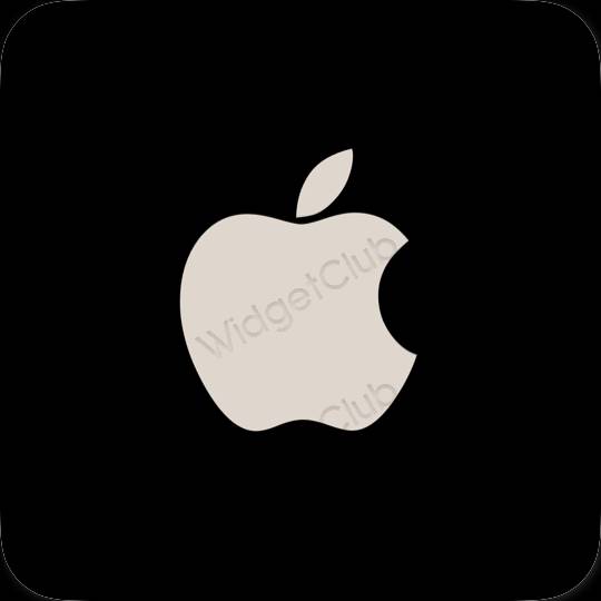 ესთეტიკური Apple Store აპლიკაციის ხატები