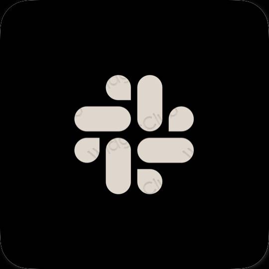 ესთეტიკური Slack აპლიკაციის ხატები