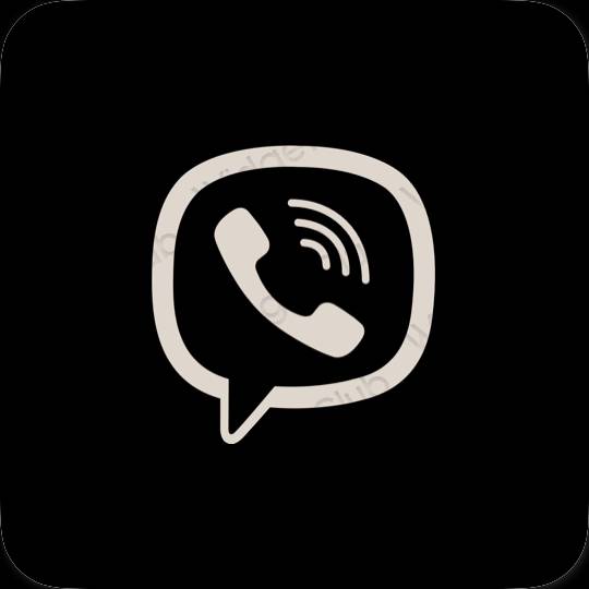 Ikon apl Viber Estetik