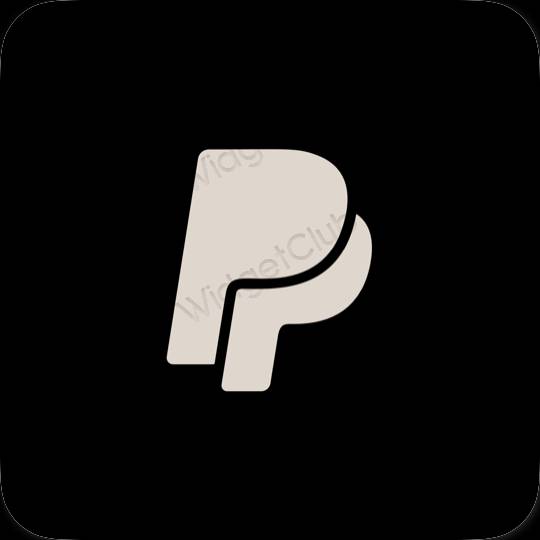 Ikon apl Paypal Estetik