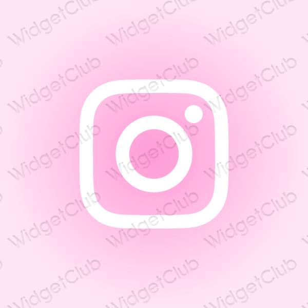 Estetické Fialová Instagram ikony aplikácií