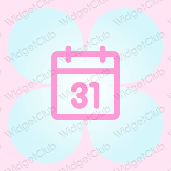 សោភ័ណ ពណ៌ស្វាយ Calendar រូបតំណាងកម្មវិធី