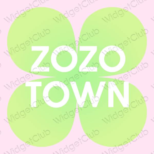 审美的 紫色的 ZOZOTOWN 应用程序图标