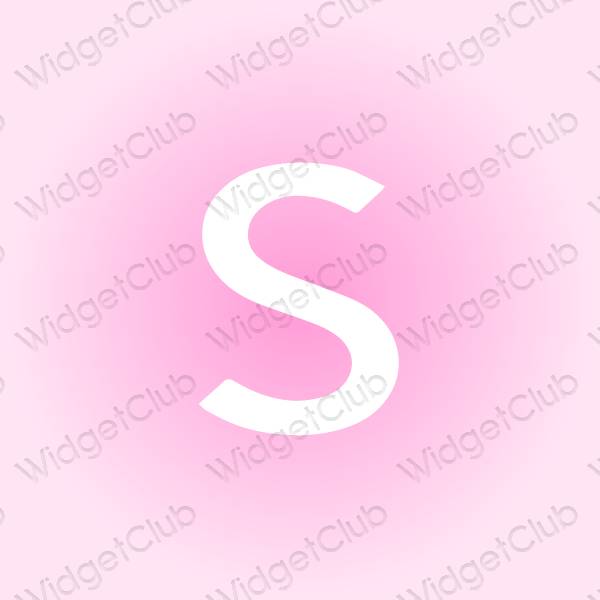 Esthétique mauve SHEIN icônes d'application