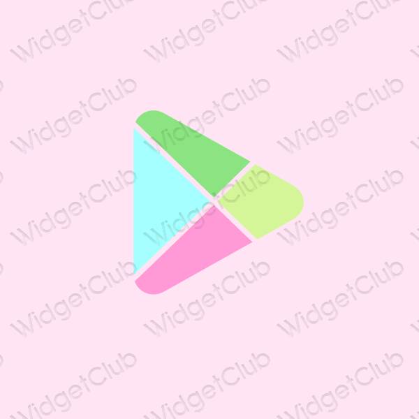 Aesthetic purple Apple Store app icons