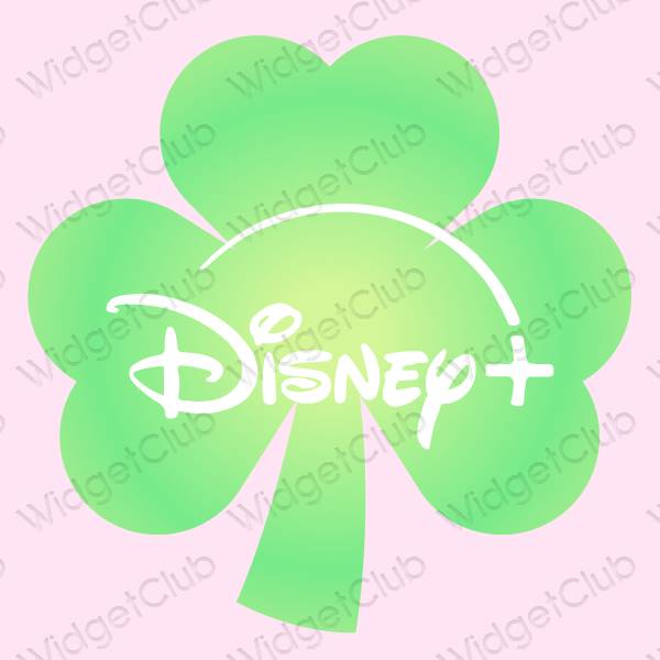 Estetický nachový Disney ikony aplikací