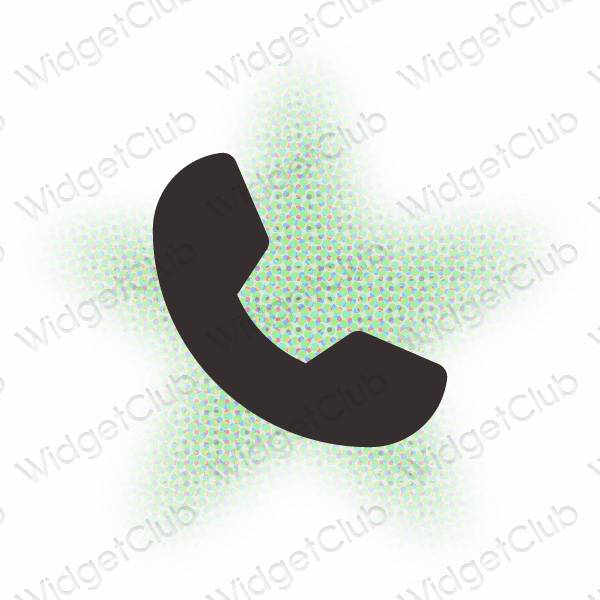 ესთეტიკური Phone აპლიკაციის ხატები