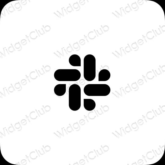 ესთეტიკური Slack აპლიკაციის ხატები