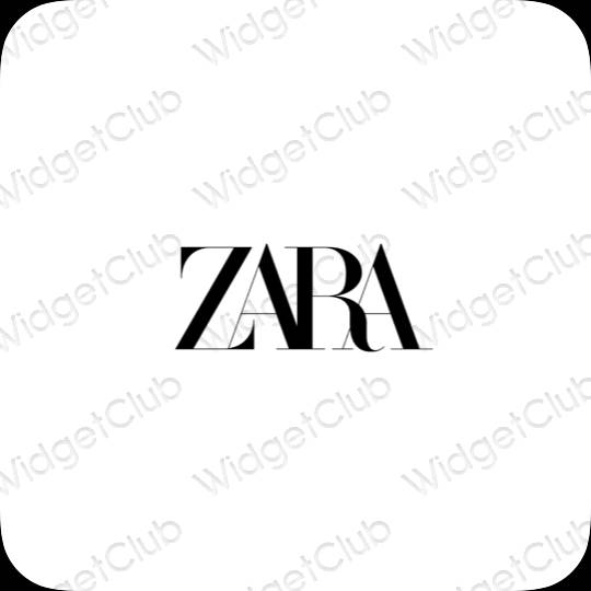 ესთეტიკური ZARA აპლიკაციის ხატები