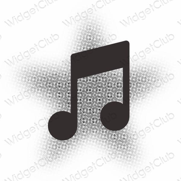 ესთეტიკური Music აპლიკაციის ხატები