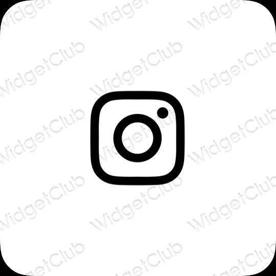 ესთეტიკური Instagram აპლიკაციის ხატები