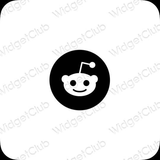 ესთეტიკური Reddit აპლიკაციის ხატები