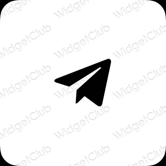 ესთეტიკური Telegram აპლიკაციის ხატები