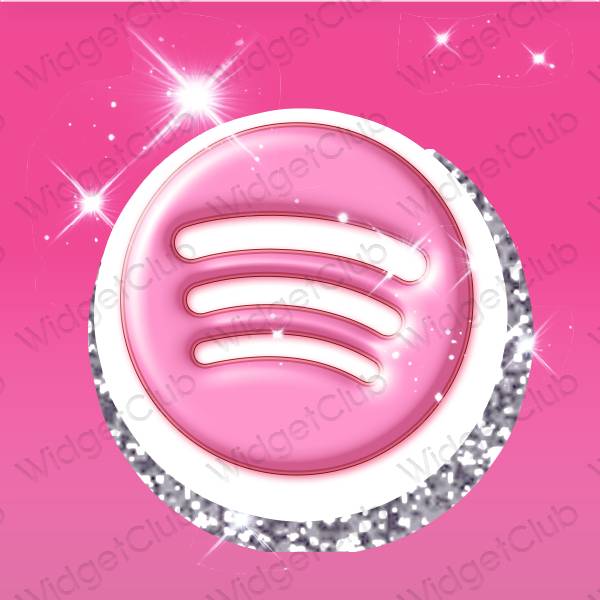 ესთეტიკური Spotify აპლიკაციის ხატები