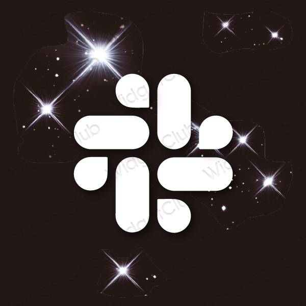 ესთეტიკური Slack აპლიკაციის ხატები