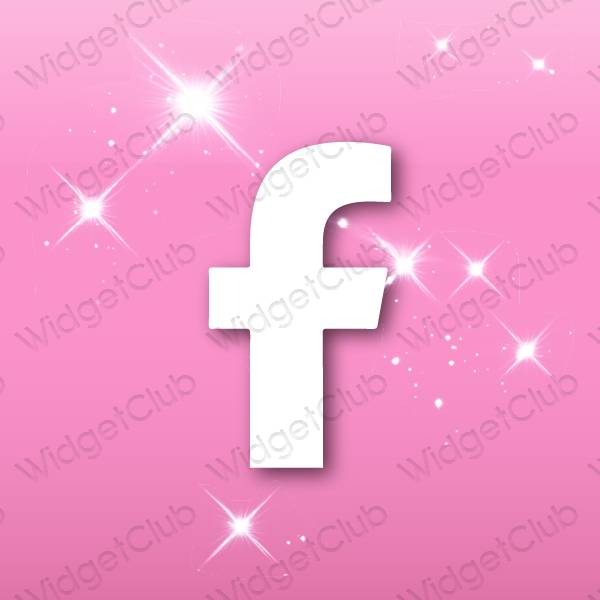 ესთეტიკური Facebook აპლიკაციის ხატები