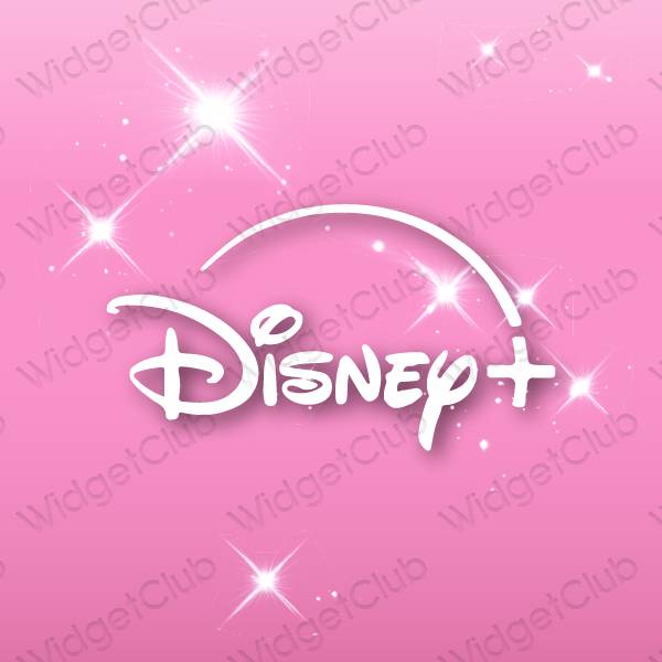 Ikon apl Disney Estetik