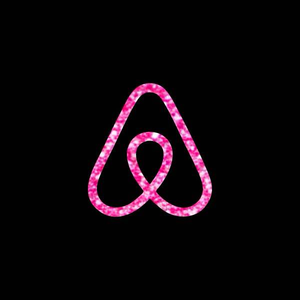 ესთეტიკური Airbnb აპლიკაციის ხატები