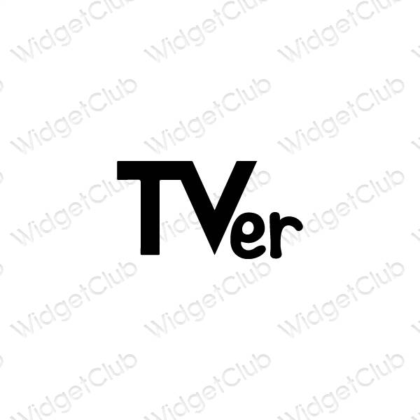 Æstetiske Tver app-ikoner