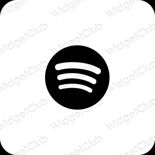 Estética Spotify iconos de aplicaciones