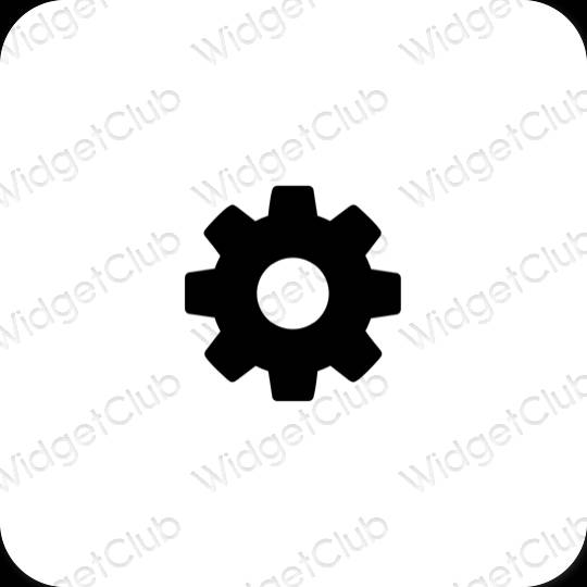 Esthetische Settings app-pictogrammen