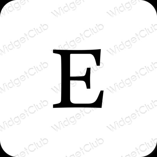 Esthetische Etsy app-pictogrammen