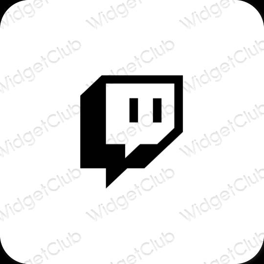 Aesthetic Twitch app icons