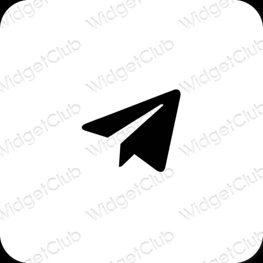 نمادهای برنامه زیباشناسی Telegram