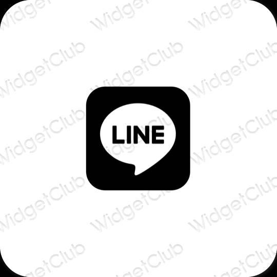 Aesthetic LINE app icons