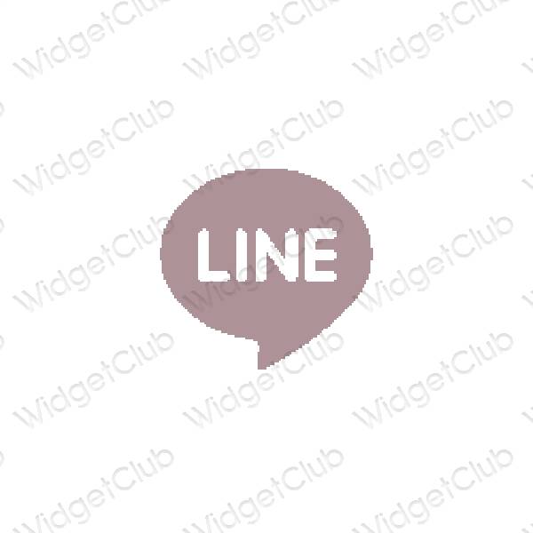 Estetske LINE ikone aplikacija