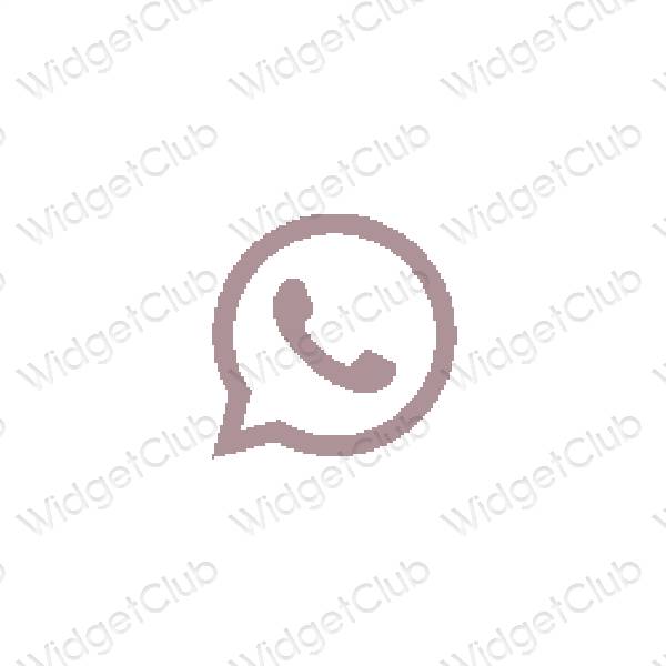 Aesthetic WhatsApp app icons