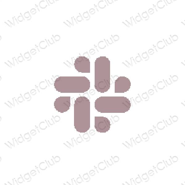 Pictograme pentru aplicații Slack estetice