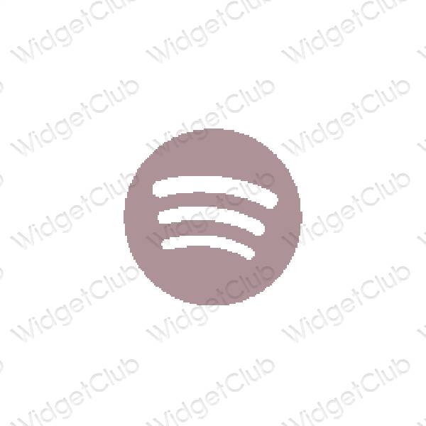 Biểu tượng ứng dụng Spotify thẩm mỹ