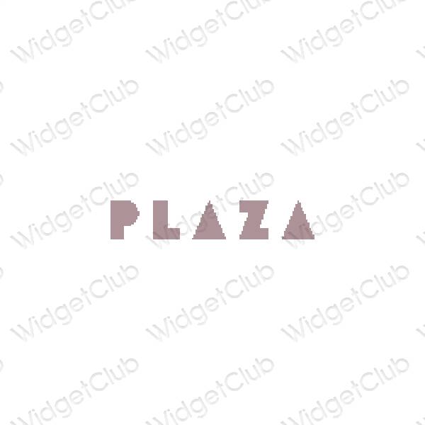 Aesthetic PLAZA app icons