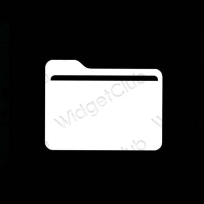 Aesthetic Files app icons