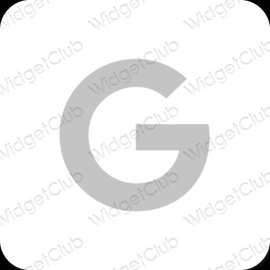 Esthetische Google app-pictogrammen