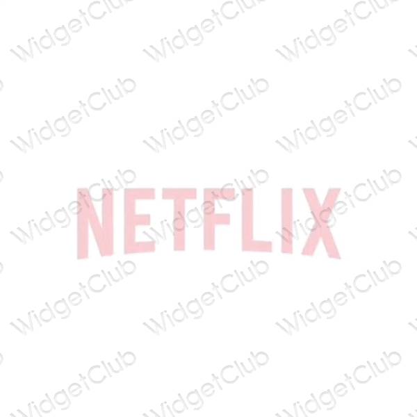 Aesthetic Netflix app icons