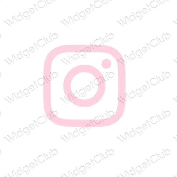 Estetické ikony aplikací Instagram