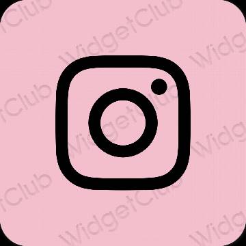 Estetické ikony aplikací Instagram