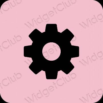 Esthetische Settings app-pictogrammen
