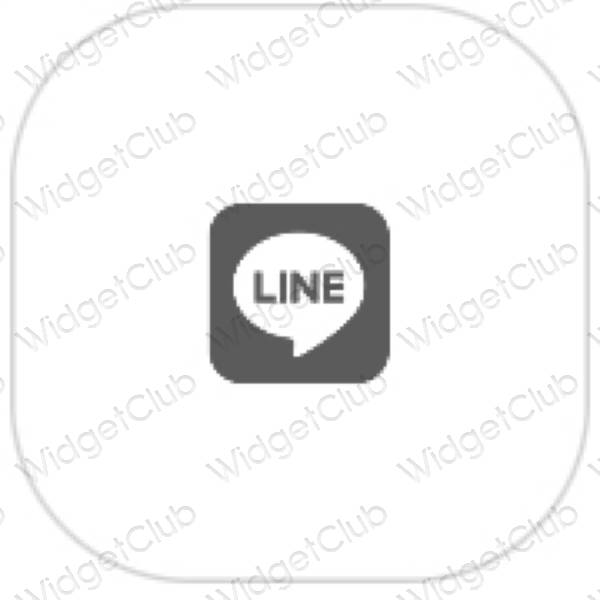 Estetske LINE ikone aplikacij