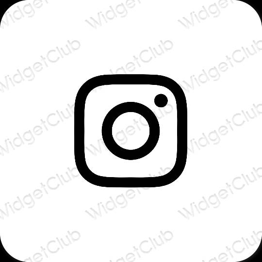 Estetické ikony aplikací Instagram