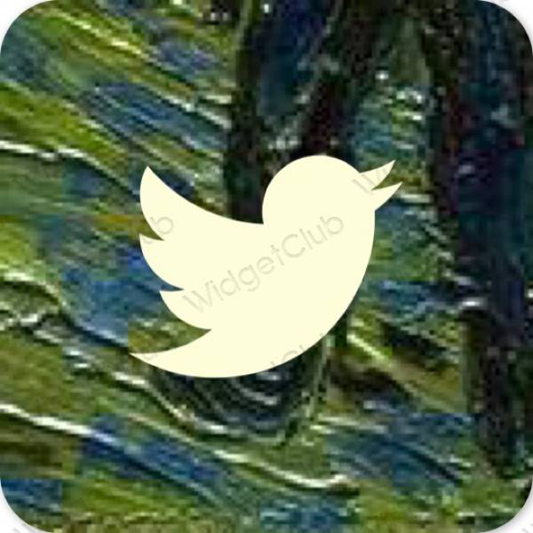 Icone delle app Twitter estetiche